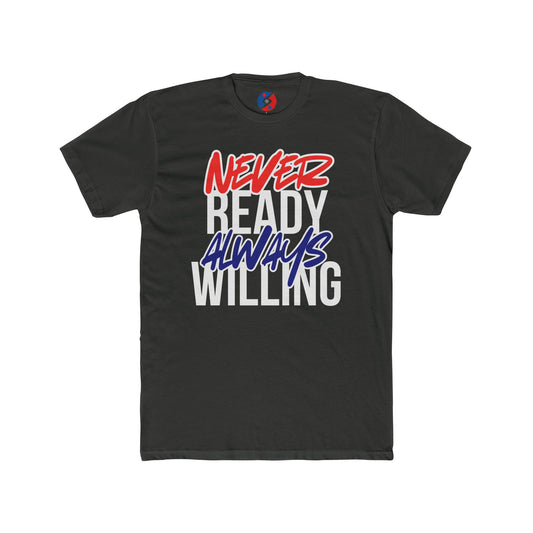 Never Ready Always Willing Tee (Stealth Flow)