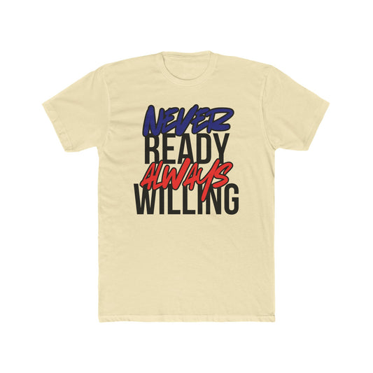 Never Ready Always Willing Tee (Bright Rhythm)