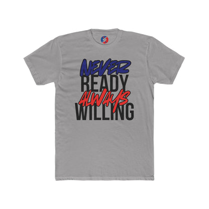 Never Ready Always Willing Tee (Bright Rhythm)
