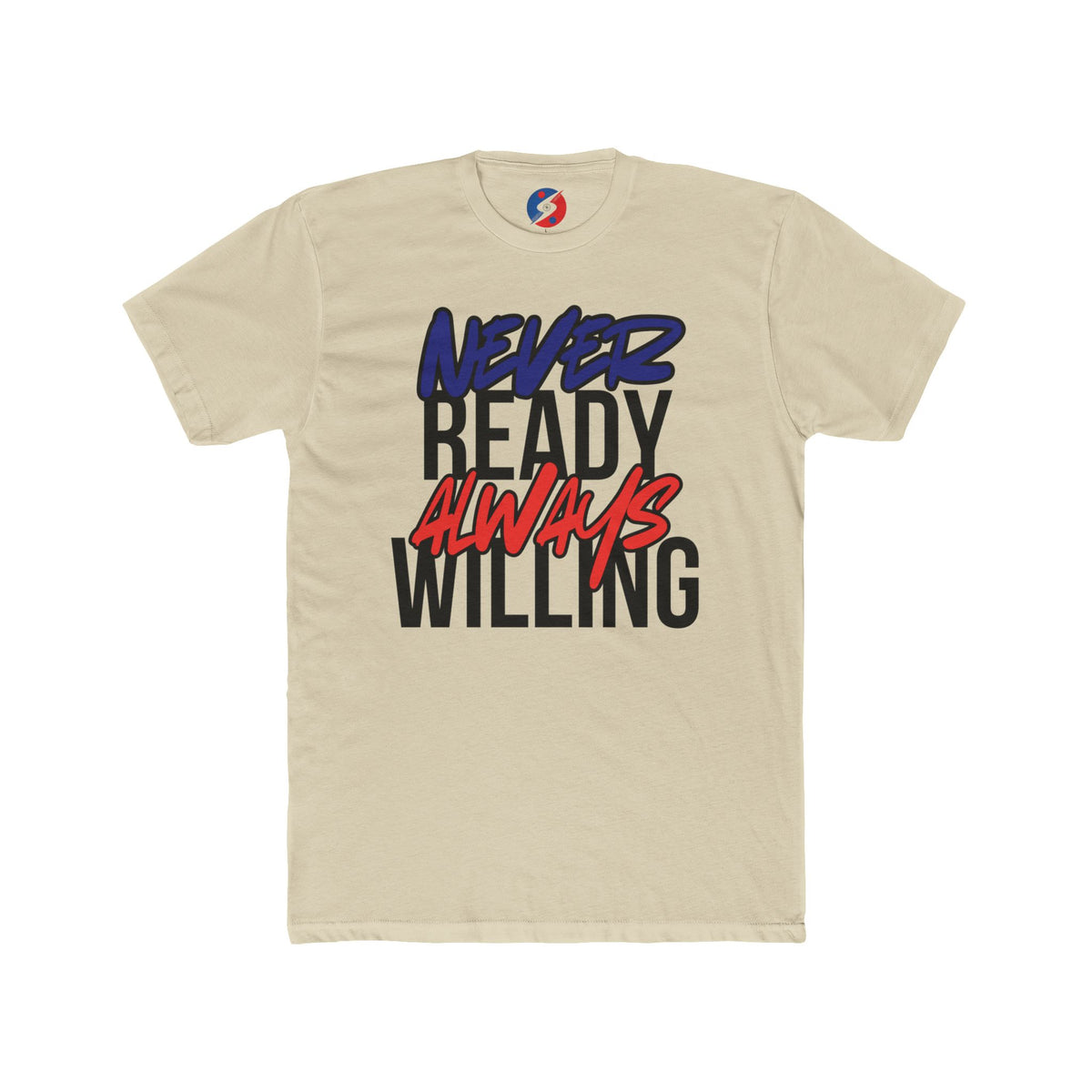 Never Ready Always Willing Tee (Bright Rhythm)