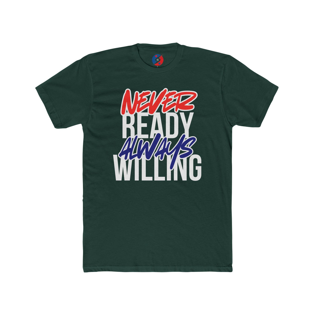 Never Ready Always Willing Tee (Stealth Flow)