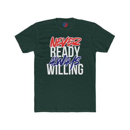 Never Ready Always Willing Tee (Stealth Flow)