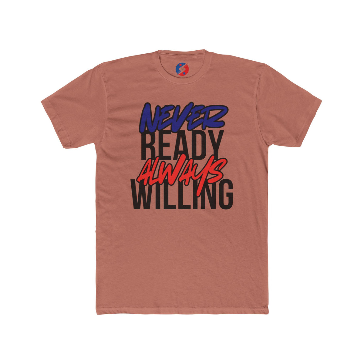 Never Ready Always Willing Tee (Bright Rhythm)