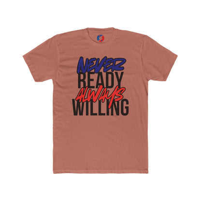 Never Ready Always Willing Tee (Bright Rhythm)