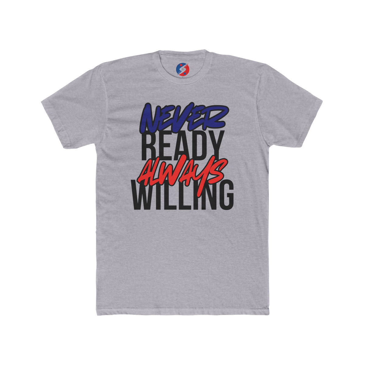 Never Ready Always Willing Tee (Bright Rhythm)
