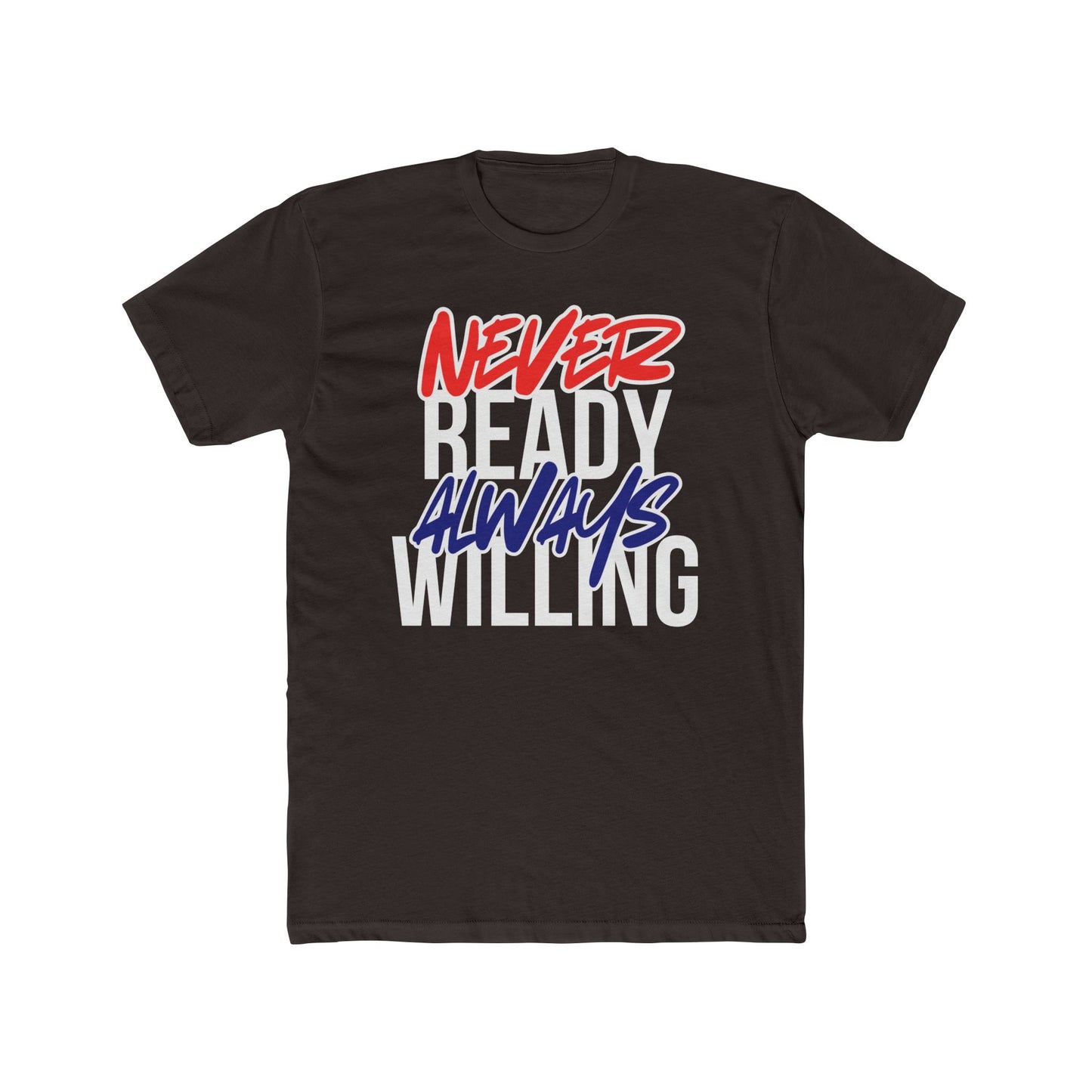 Never Ready Always Willing Tee (Stealth Flow)