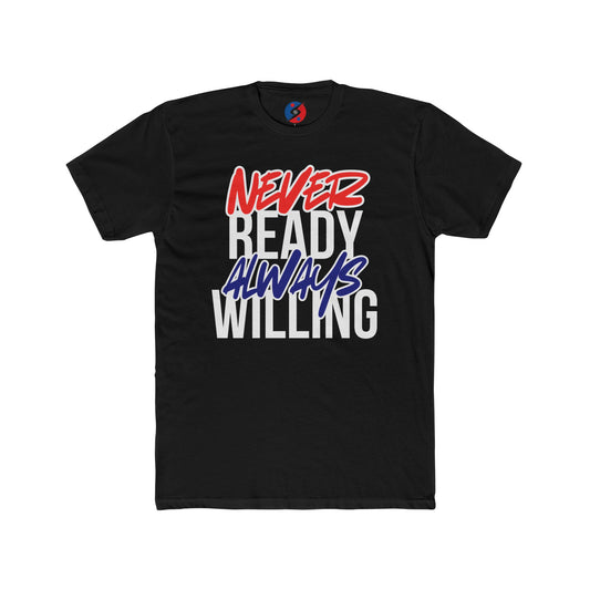 Never Ready Always Willing Tee (Stealth Flow)
