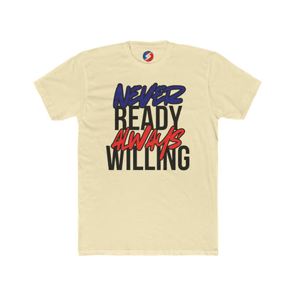 Never Ready Always Willing Tee (Bright Rhythm)