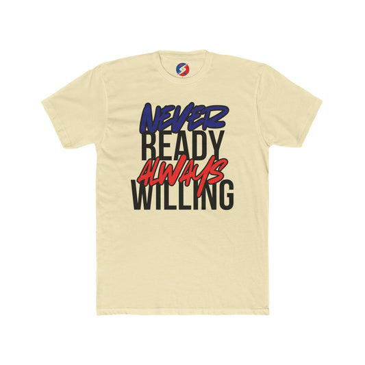 Never Ready Always Willing Tee (Bright Rhythm)